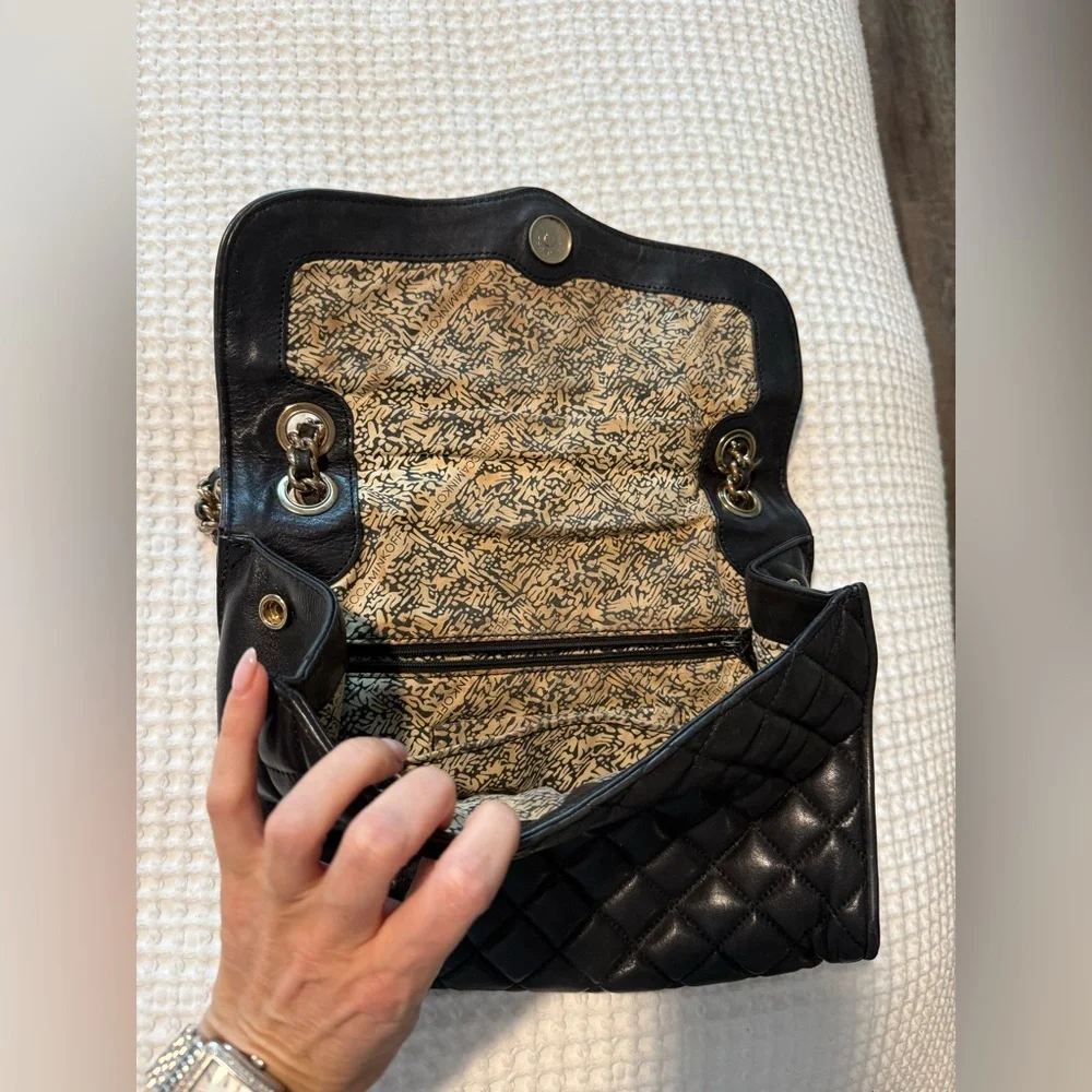 Rebecca Minkoff Black Quilted Shoulder Bag - Picture 4 of 8